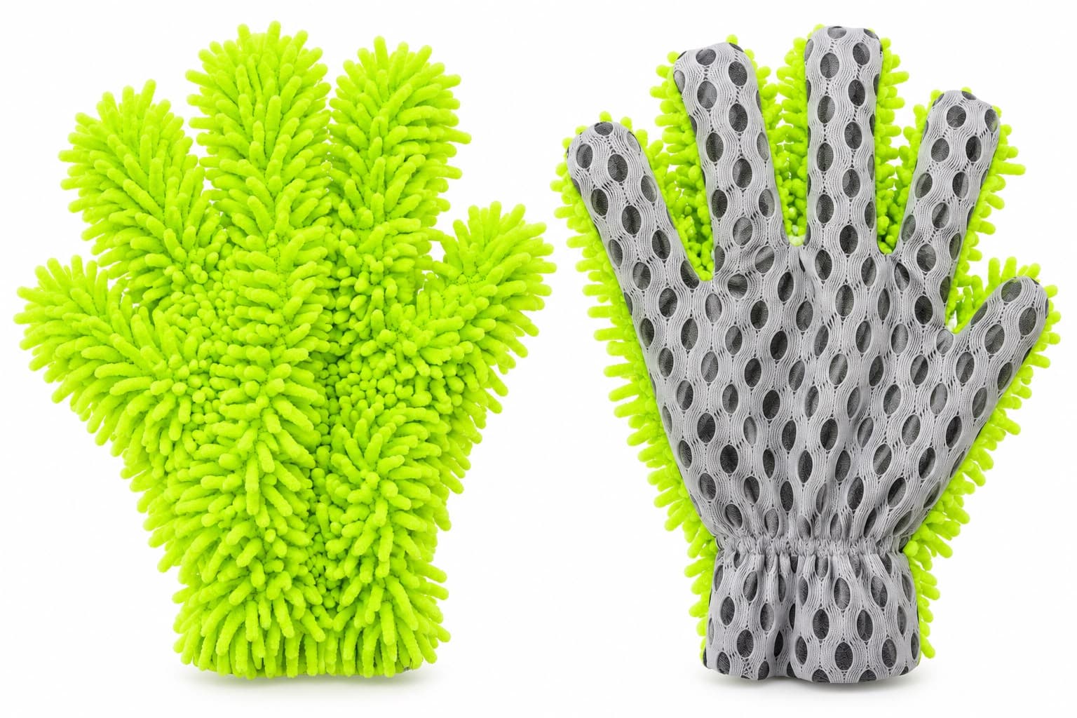 PIGHMENT AUTOMEDIC Detaysandan Mikrofiber Araç Köpükleme Yıkama Eldiveni Çift Taraflı - Detaysandan