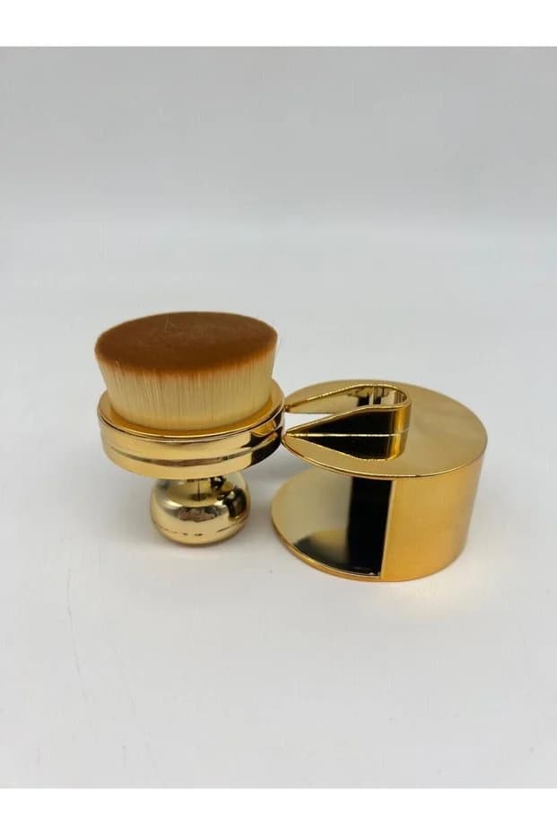 Detaysandan Hazneli Lastik Parlatma Fırçası Aparatı Gold - Görsel 2