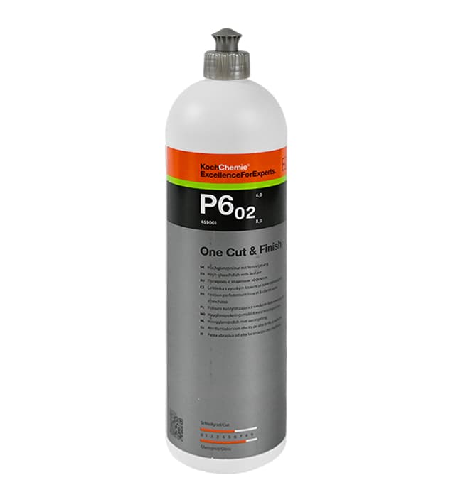 Koch Chemie P6.02 One Cut & Finish 1 lt Profesyonel Tek Adım Pasta ve Uzun Süreli Koruyucu