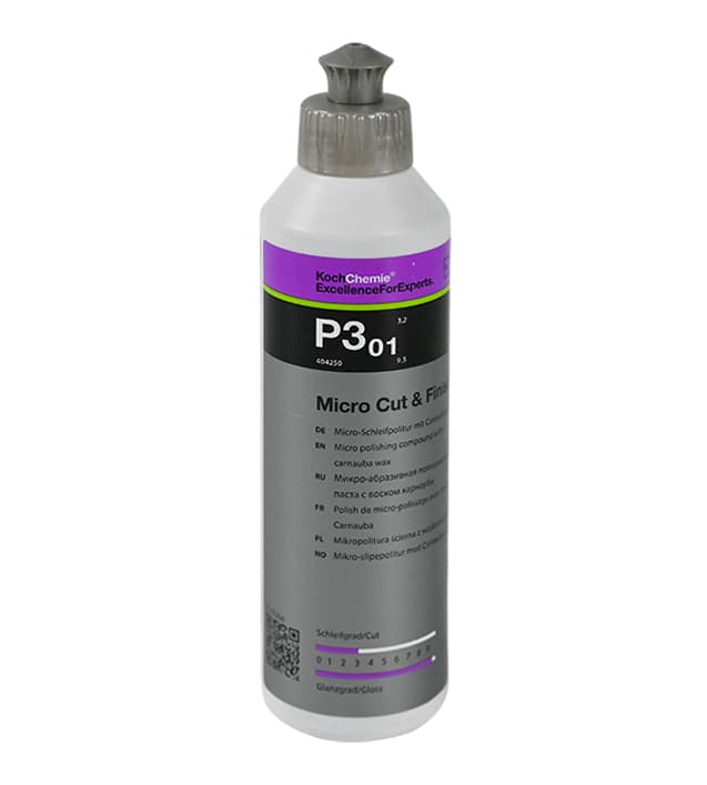 Koch Chemie Koch Chemie P3.01 Micro Cut & Finish 250 ml Profesyonel Mikro Hare Giderici ve Koruyucu Cila - Detaysandan