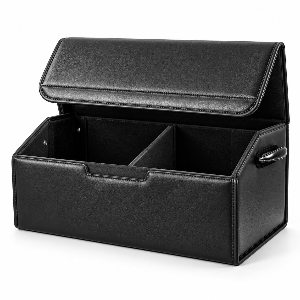 Premium Deri Bagaj Çantası Organizer Cırtlı Bölmeli  - Görsel 2