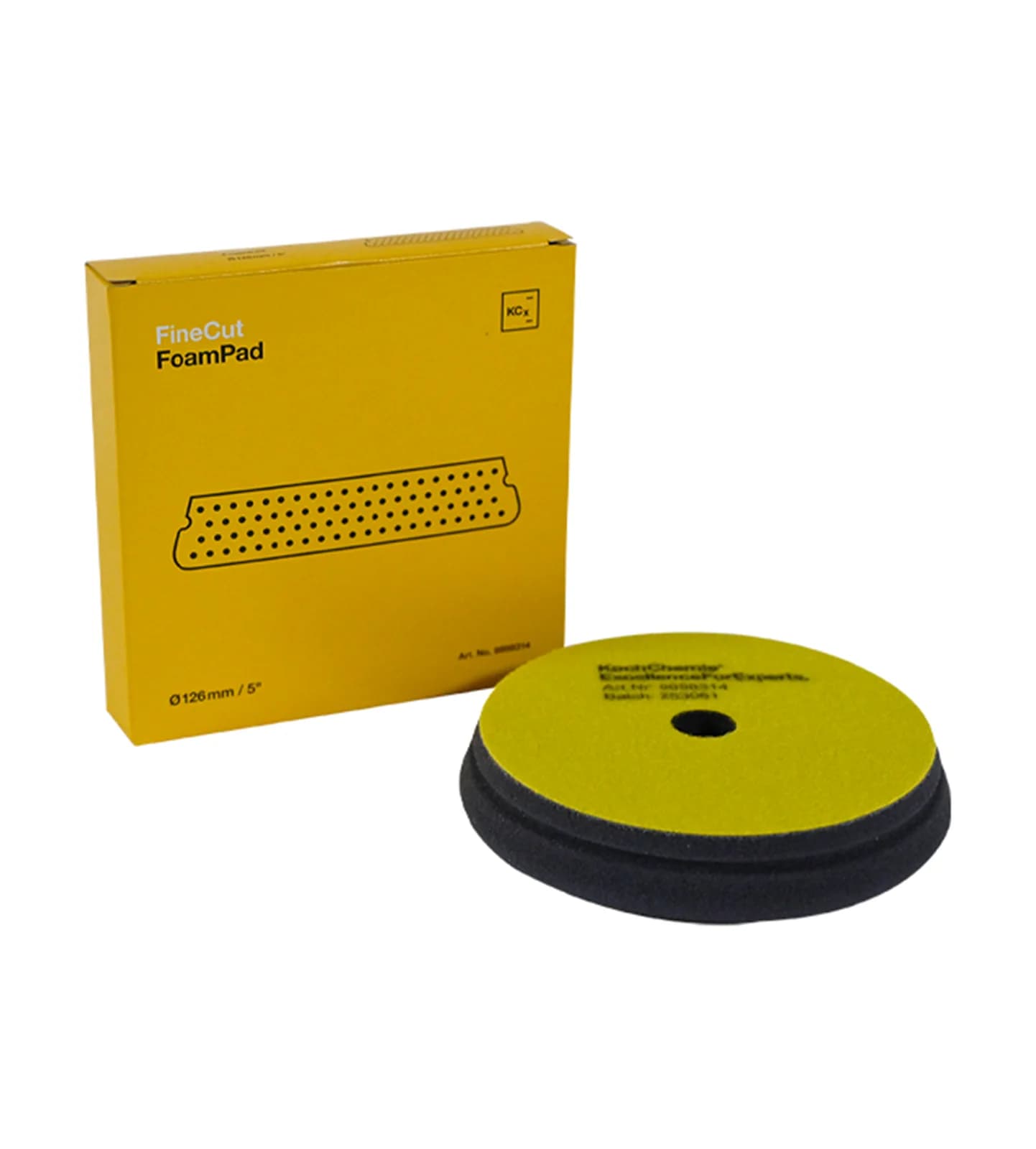 Koch Chemie Koch Chemie Fine Cut Foam Pad 126 mm Profesyonel İnce Pasta ve Hare Giderme Süngeri - Detaysandan