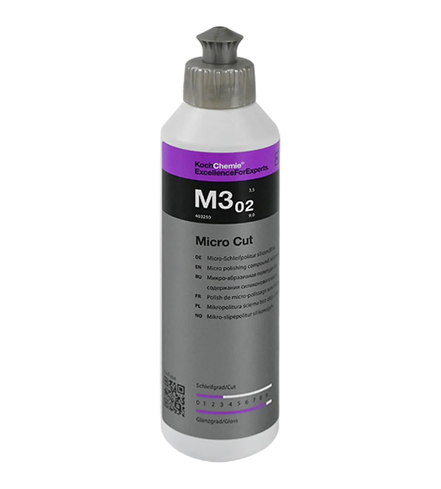 Koch Chemie Koch Chemie M3.02 Micro Cut 250 ml Profesyonel Mikro Hare Giderici ve Final Parlatıcı Cila - Detaysandan