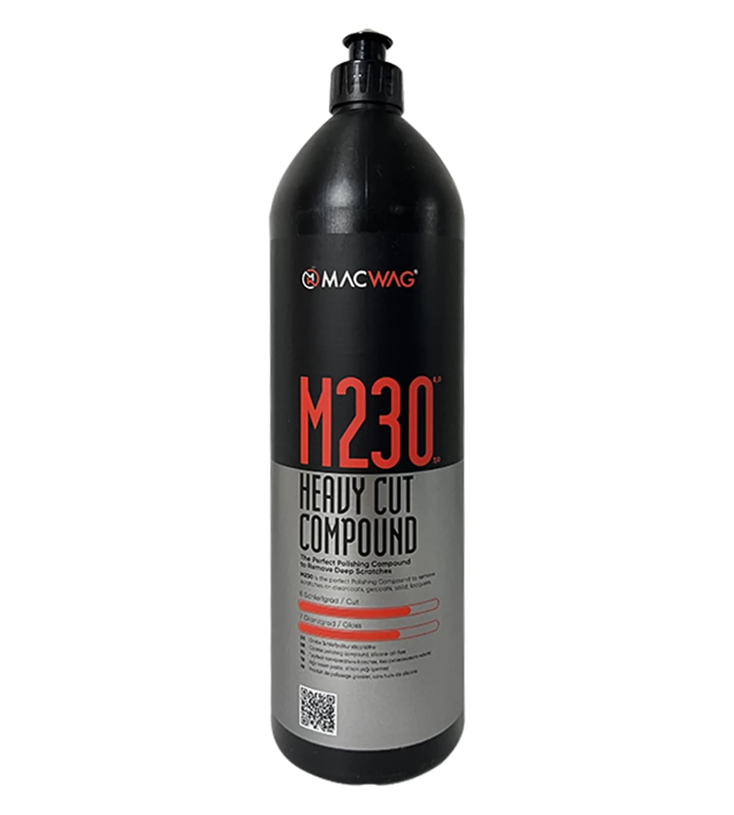 MacWag MacWag M.230 Heavy Cut Compound 1 lt Hibrit Performanslı Kalın Pasta ve Kusursuz Bitiş Kombinasyonu - Detaysandan