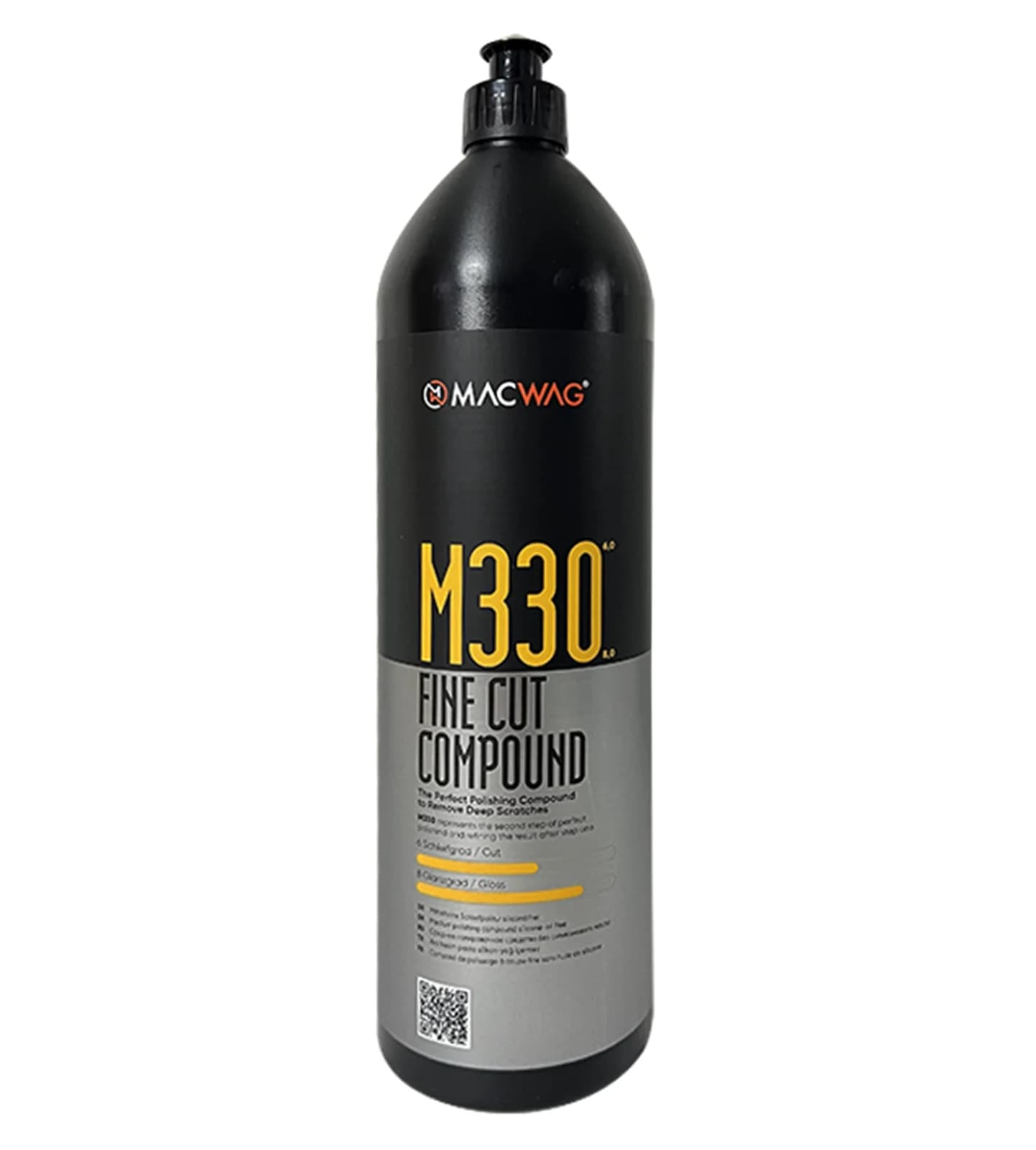 MacWag MacWag M.330 Fine Cut Compound 1 lt Profesyonel İnce Pasta ve Yüksek Parlaklık Hare Giderici - Detaysandan