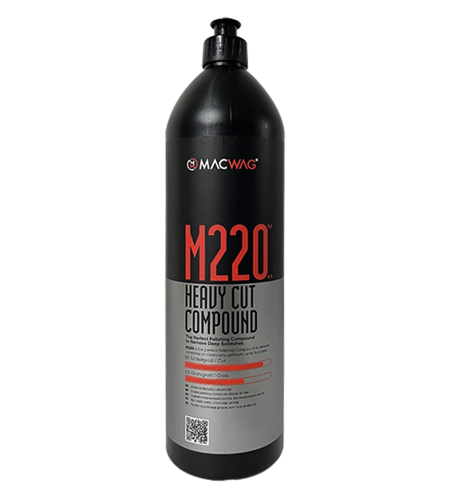 MacWag MacWag M.220 Heavy Cut Compound 1 lt Geliştirilmiş Kesim ve Yüksek Parlaklık Odaklı Kalın Pasta - Detaysandan